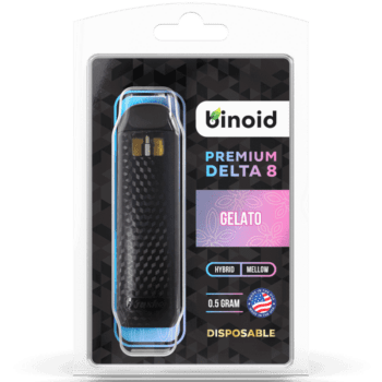 Binoid Delta 8 THC Disposable Vape gelato 0.5gram