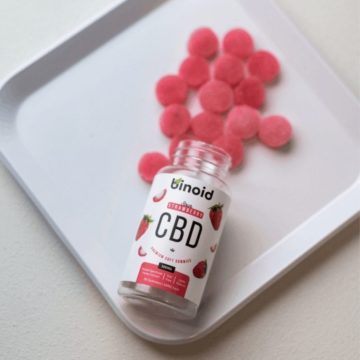 Binoid Gummies - Sour Strawberry 300mg