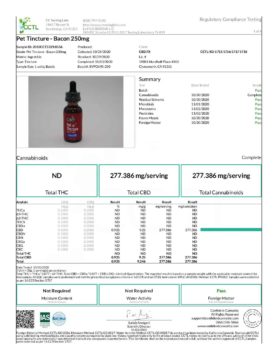 CBDfx Pet CBD Oil Tincture (Small) 250mg #1