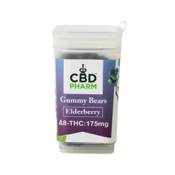 CBD Pharm Delta 8 THC Gummies elderberry 175mg