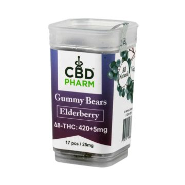 CBD Pharm Delta 8 THC Gummies elderberry