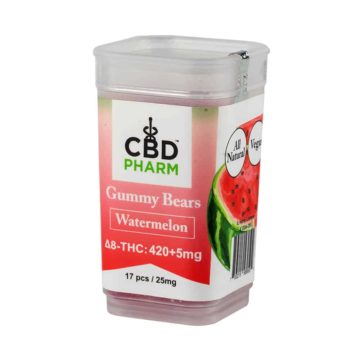 CBD Pharm Delta 8 THC Gummies watermelon