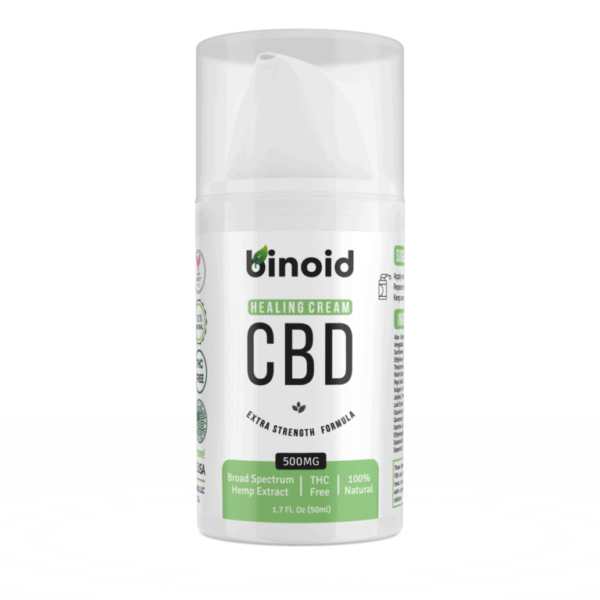 Binoid CBD Cream-Extra Strength front image 500mg