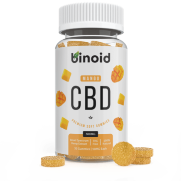 Binoid CBD Gummies – mango 300mg front image