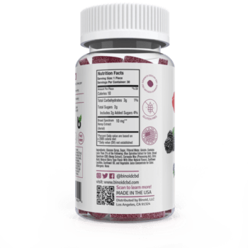 Binoid CBD Gummies – Mixed Berry nutrition