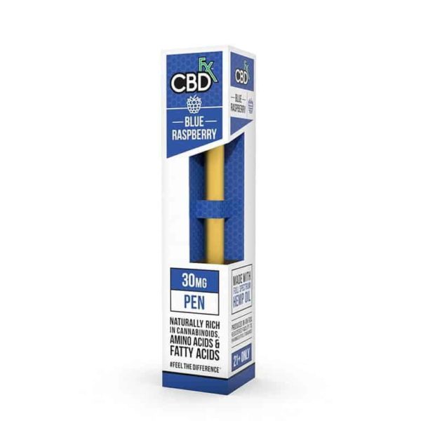CBDfx CBD Vape Pen Blue Raspberry 30mg