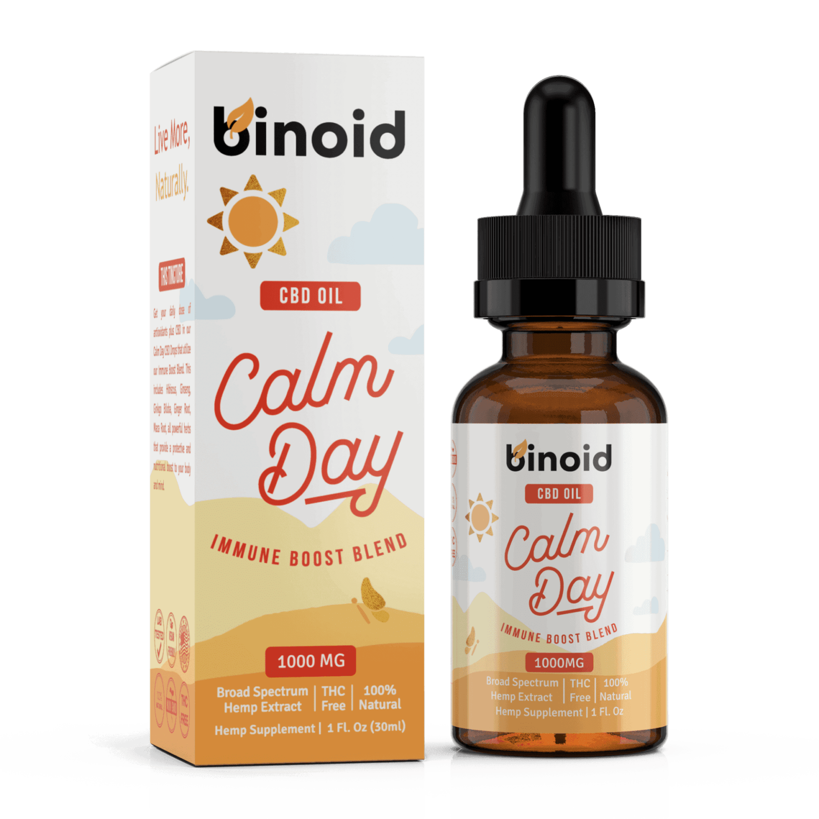 Binoid Calm Day CBD Oil - Immune Boost