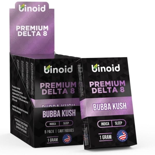 Binoid Delta 8 THC Vape Cartridge - Bubba Kush