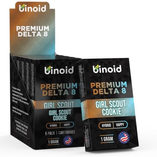 Binoid Delta 8 THC Vape Cartridge - Girl Scout Cookie