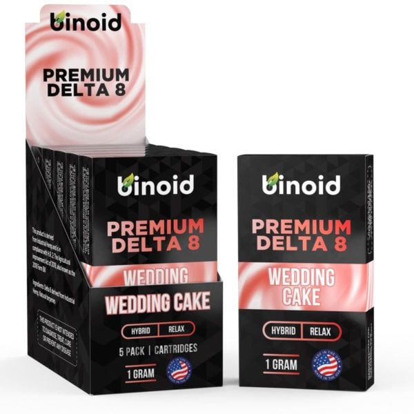 Binoid Delta 8 THC Vape Cartridge – Wedding Cake