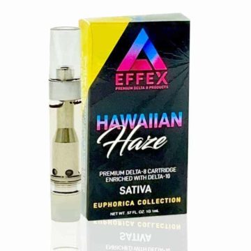 Delta Extrax (Effex) Delta 10 THC Vape Cartridge hawaiian haze sativa