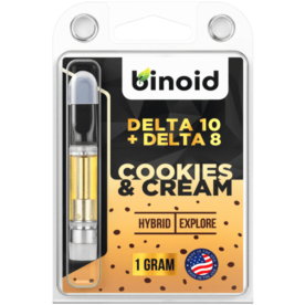 Binoid Delta 10 THC Vape Cartridge – Cookies & Cream
