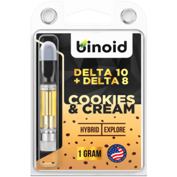 Binoid Delta 10 THC Vape Cartridge - Cookies & Cream