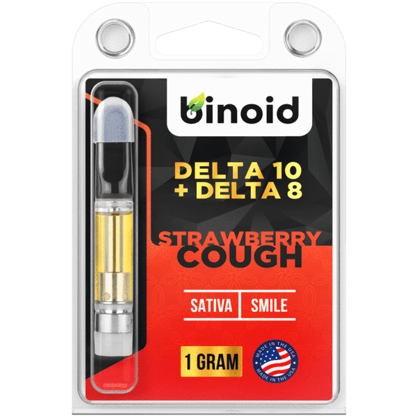 Binoid Delta 10 THC Vape Cartridge - Strawberry Cough