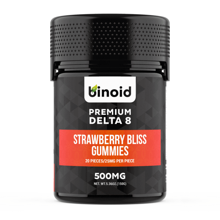 Binoid Delta 8 THC Gummies - Strawberry Bliss