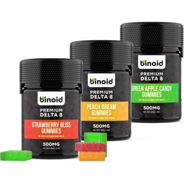 BINOID DELTA 8 THC GUMMIES – BUNDLE (3 Pack)
