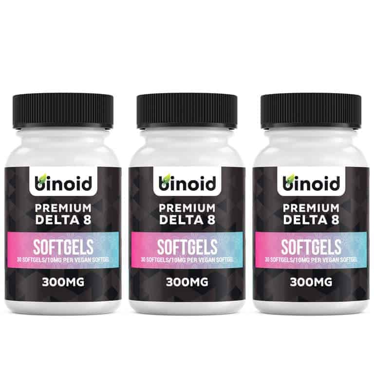 Delta 8 THC Softgel Capsule Bundle For Sale | Binoid Delta 8 Capsules