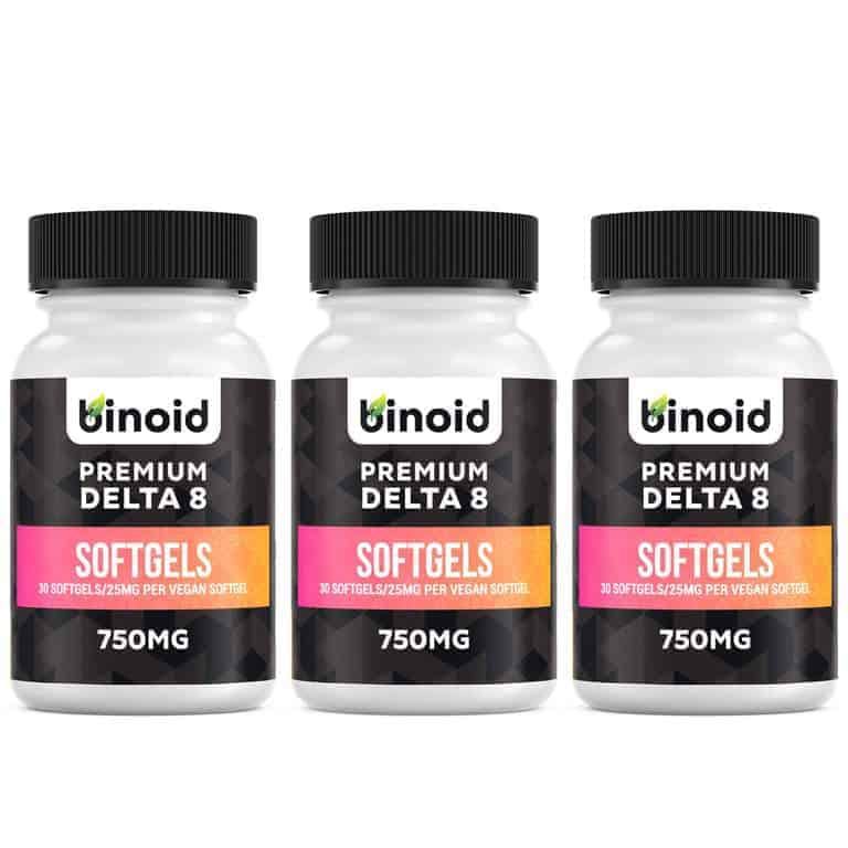 Binoid Delta 8 THC Softgel Capsule Bundle
