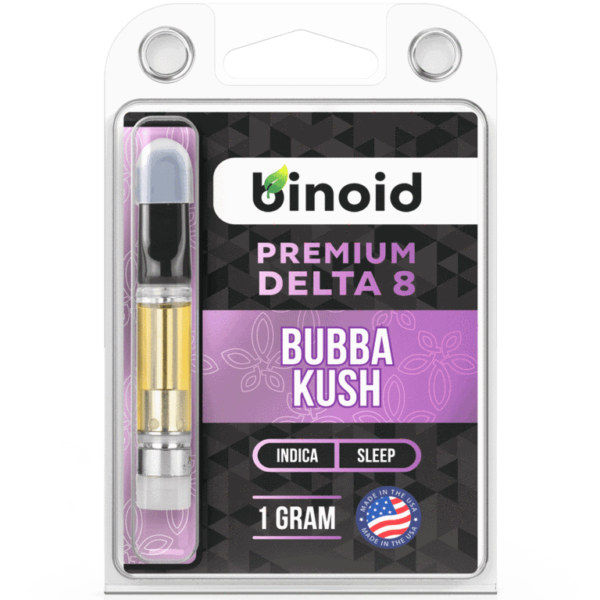 Binoid Delta 8 THC Vape Cartridge-Bubba Kush