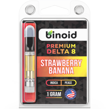 Binoid Delta 8 THC Vape Cartridge – Strawberry Banana