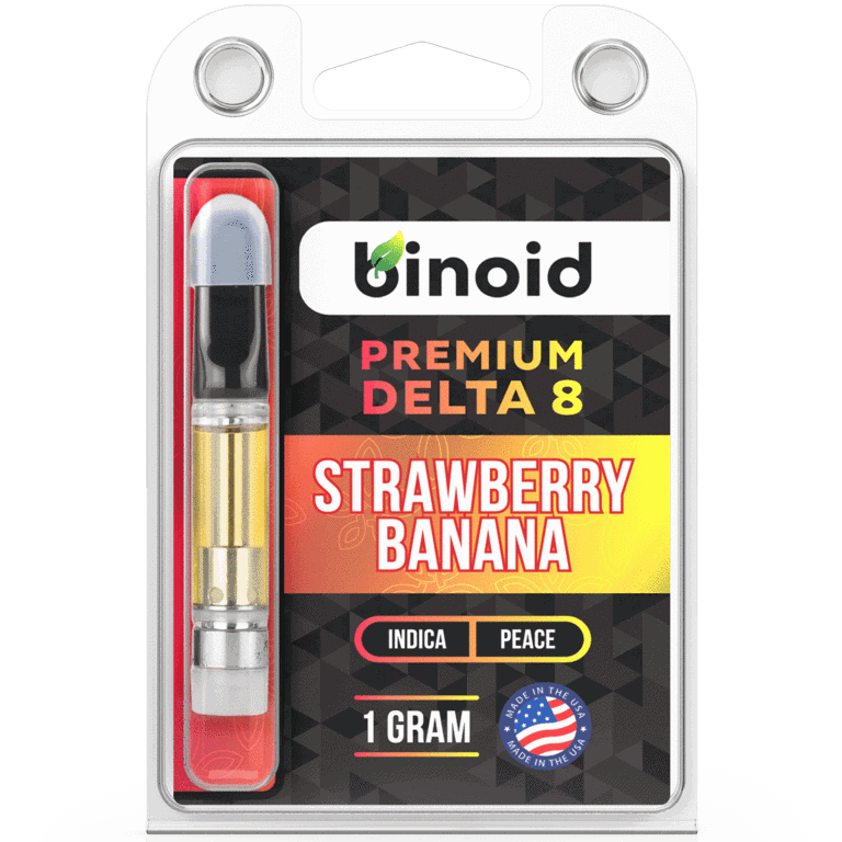 Binoid Delta 8 THC Vape Cartridge – Strawberry Banana