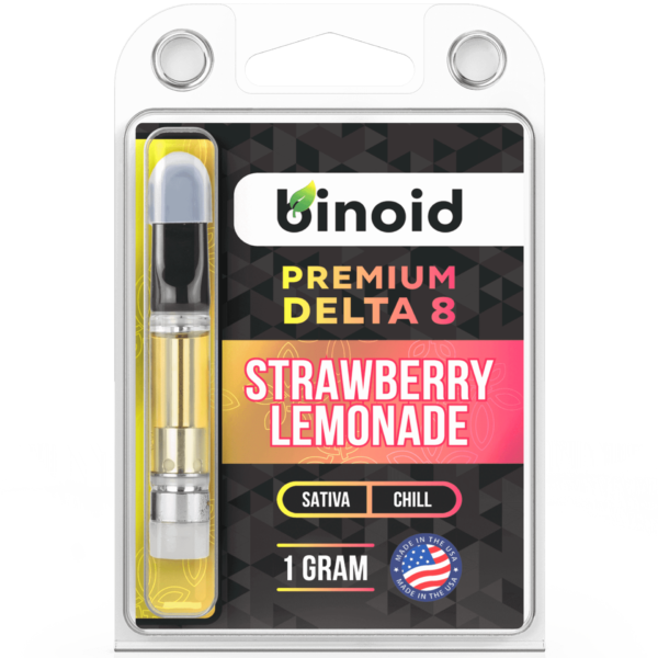 Binoid Delta 8 THC Vape Cartridge-Strawberry Lemonade 1 gram