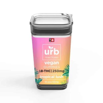 URB Delta 8 THC Gummies tropical lush 250mg