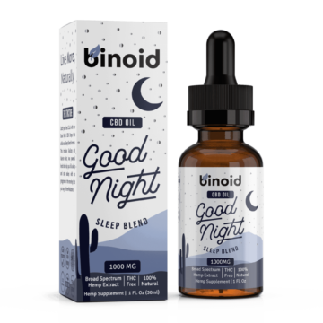 Binoid Good Night CBD Oil - Sleep Blend #1