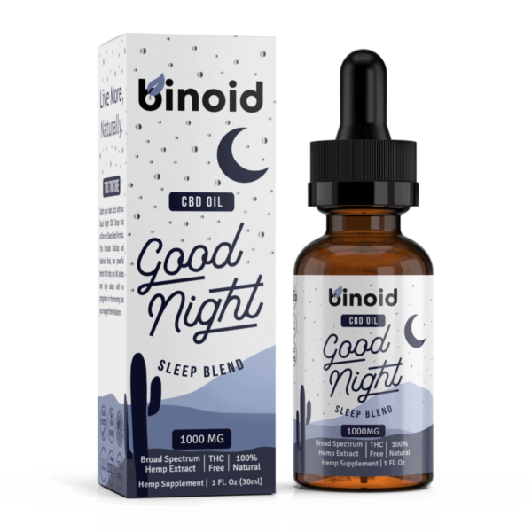 Binoid Good Night CBD Oil - Sleep Blend good night 1000mg