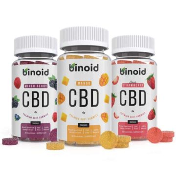 Buy CBD Gummies by Binoid Online all 3 flavours
