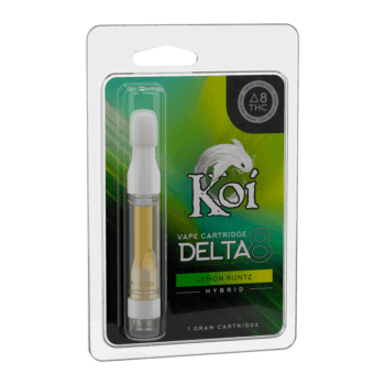 Koi Delta 8 THC Vape Cartridges lemon runtz hybrid
