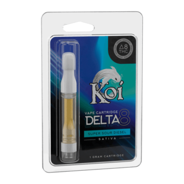 Koi Delta 8 THC Vape Cartridges super sour diesel sativa