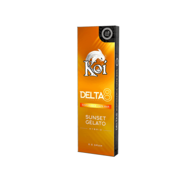Koi Delta 8 THC Disposable Vapes sunset gelato