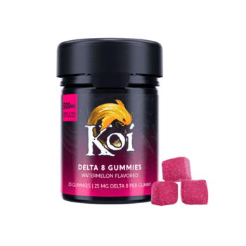 Koi Delta 8 Gummies What to Know Before You Buy watermelon flavored