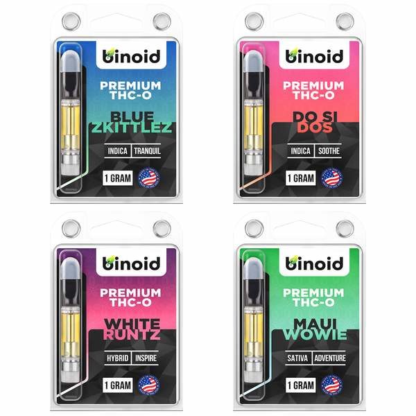 Binoid THC-O Vape Cartridge - Bundle (4 pack)