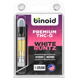 Binoid THC-O Vape Cartridge – White Runtz