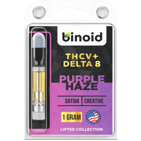 Binoid THCV + Delta 8 THC Vape Cartridge - Candyland purple haze