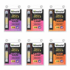 Binoid THCV + Delta 8 Vape Cartridges – Bundle (6 – Pack)