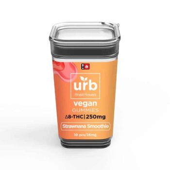 URB Delta 8 THC Gummies strawnana smoothie 250mg