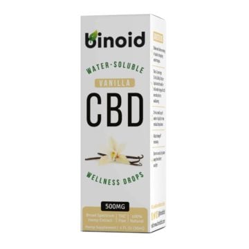 Packaging Oil Binoid Water Soluble CBD Vanilla