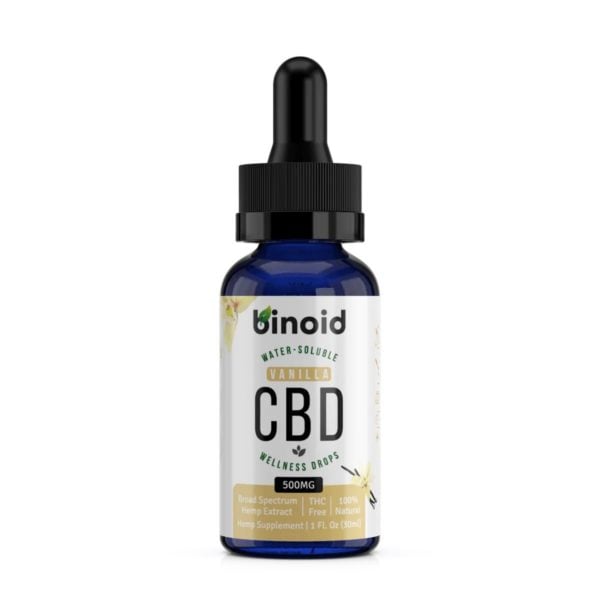 Binoid Water-Soluble CBD Drops Vanilla