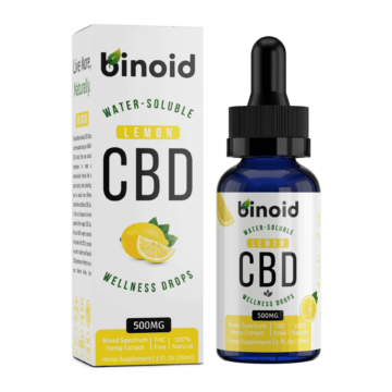 Binoid Water-Soluble CBD Drops - Lemon #1