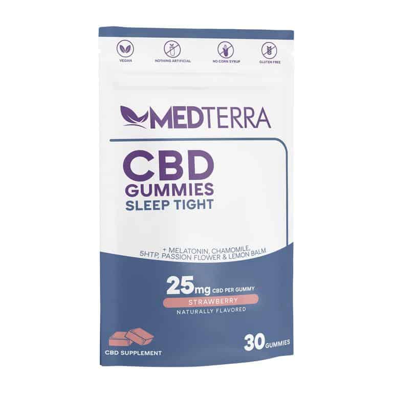 Medterra CBD Vegan Sleep Tight Gummies 750mg