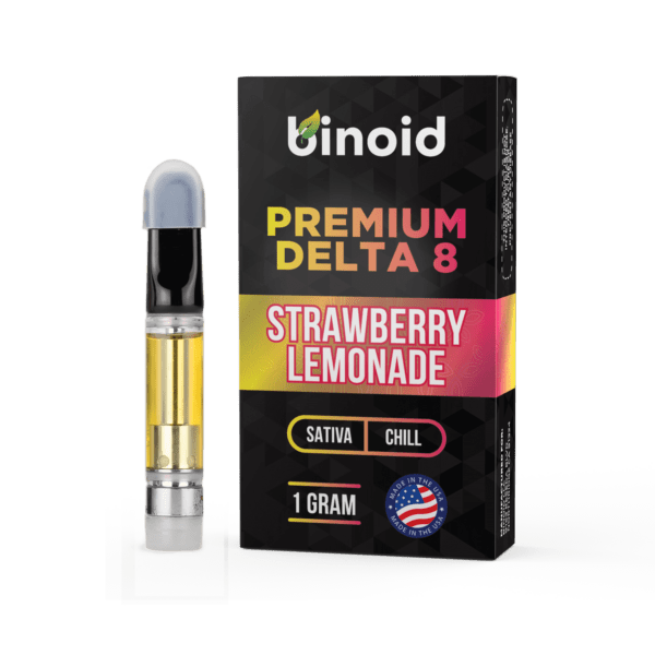 Binoid Delta 8 THC Vape Cartridge - Strawberry Lemonade