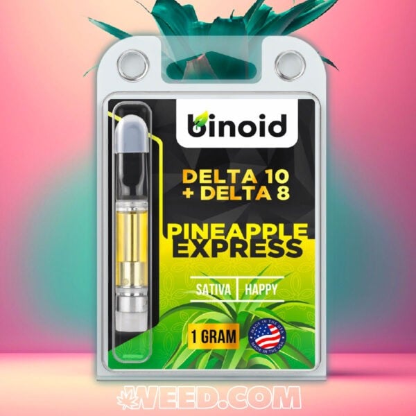 Binoid Delta 10 THC Vape Cartridge - Pineapple Express