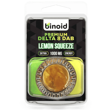 Binoid Delta 8 THC Wax Dabs lemon squeeze pack
