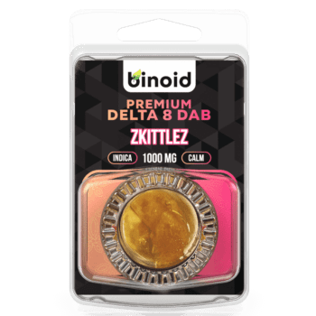 Binoid Delta 8 THC Wax Dabs zkittlez pack