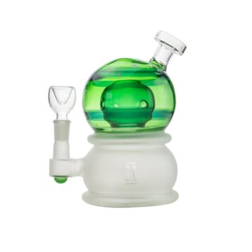 7" hemper crystal ball xl rig - green color side image