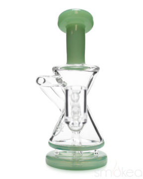 pulsar mini recycler hourglass dab rig - green back image