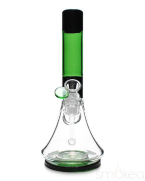 pulsar 10.5" high class beaker bong - green color